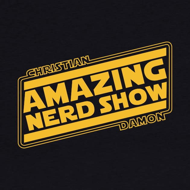 The Amazing Nerd Logo (Golden) by The Amazing Nerd Show 